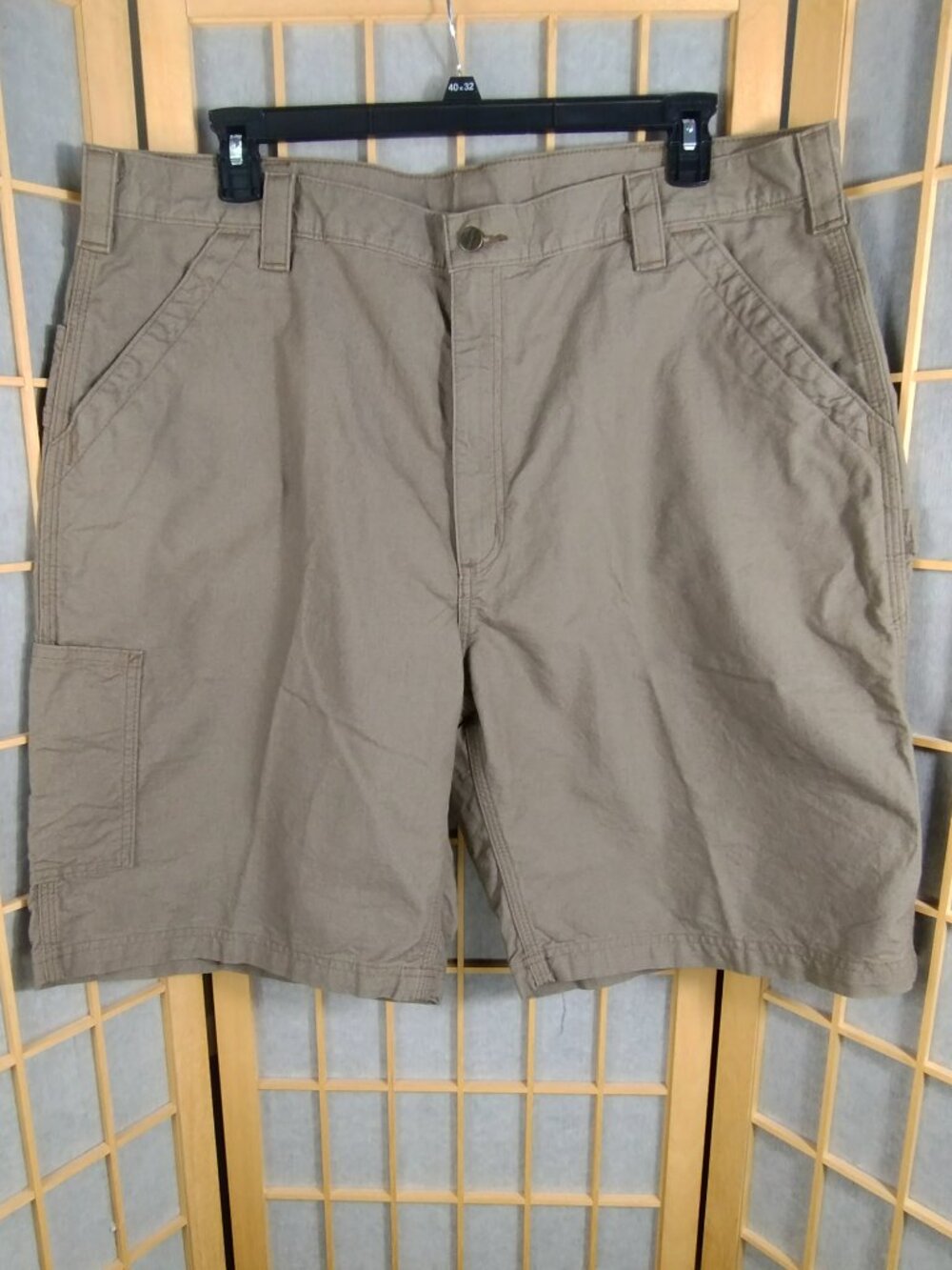 Carhartt Original Fit Light Brown Carpenter Shorts Size 42